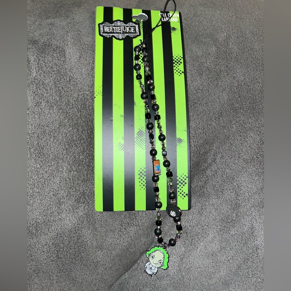 NwT Beetlejuice Movie Chibi Character CELL CHARM